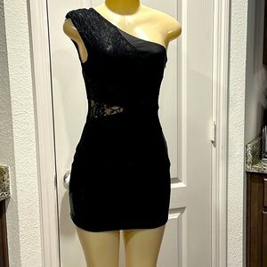 Black short dress size S
